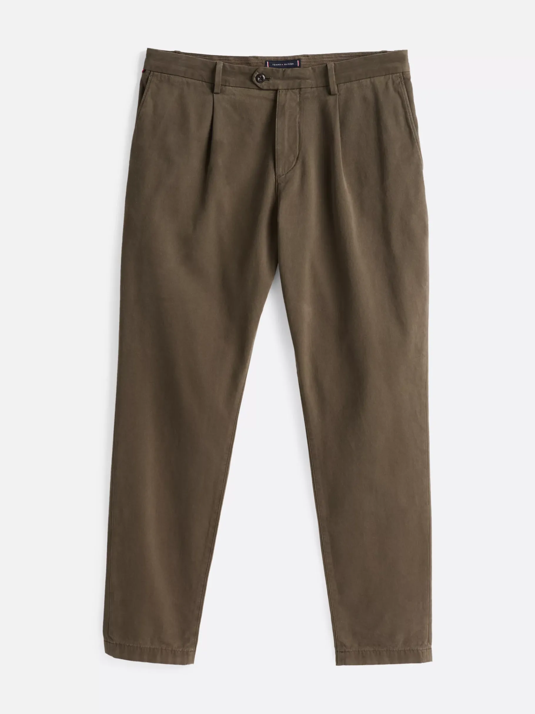 Tommy Hilfiger Harlem Slim Fit Chinos mit Stückfärbung ARMY GREEN Online