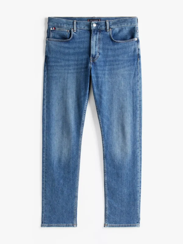 Tommy Hilfiger Harlem Tapered Leg Jeans mit Fade-Effekt STONE BLUE Store