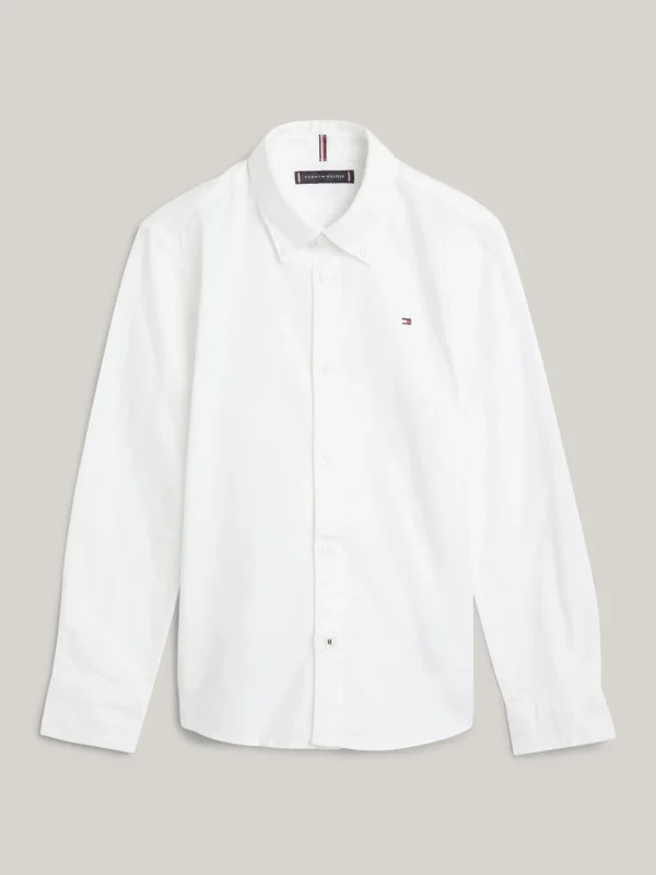 Tommy Hilfiger Hemd aus Oxford-Baumwolle mit Stretch WHITE Online