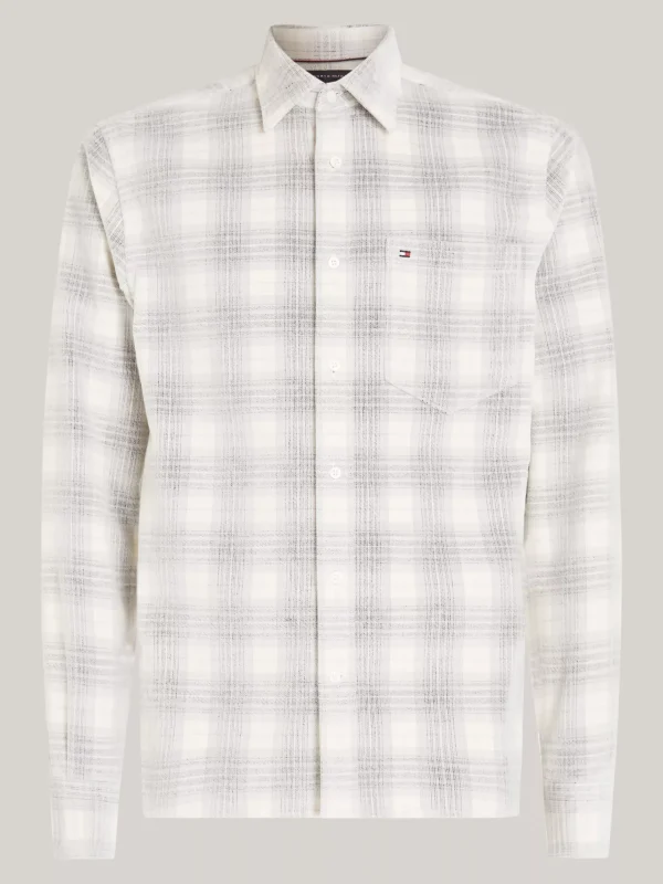 Tommy Hilfiger Hemd mit Prince of Wales-Karo IVORY / MULTI Best