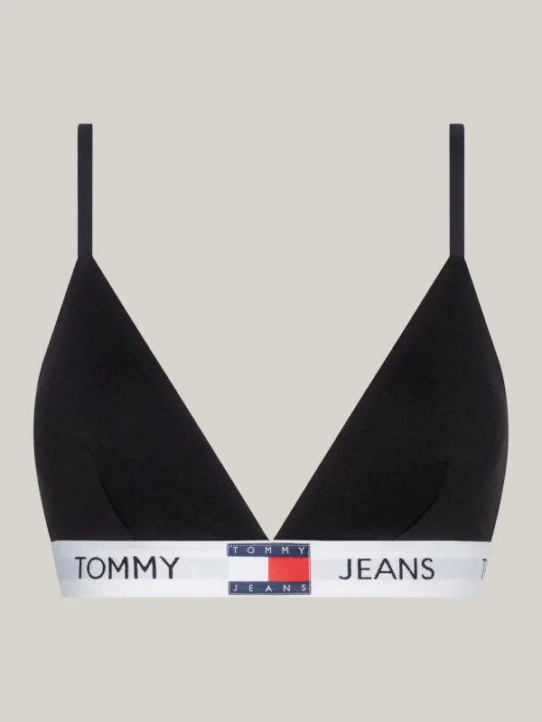 Tommy Hilfiger Heritage Gepolstertes Triangel-Bralette BLACK Flash Sale