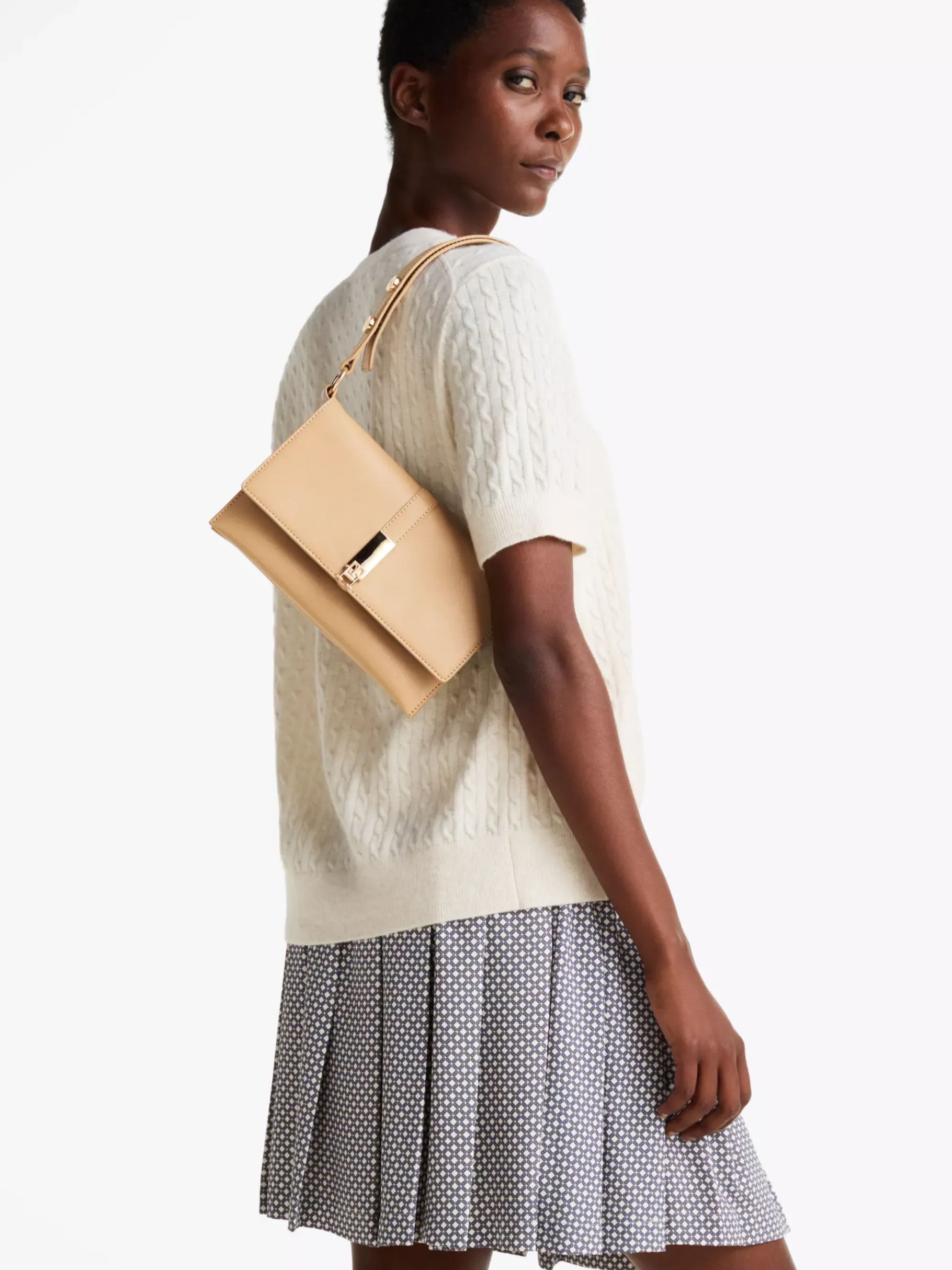 Tommy Hilfiger Heritage Schultertasche mit Nieten SAFARI CANVAS Cheap