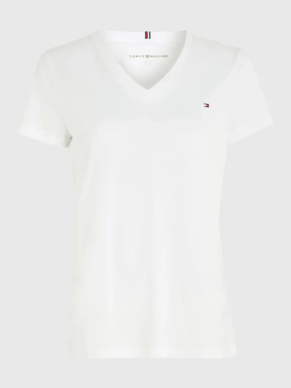 Tommy Hilfiger Heritage T-Shirt aus Bio-Baumwolle CLASSIC WHITE Best