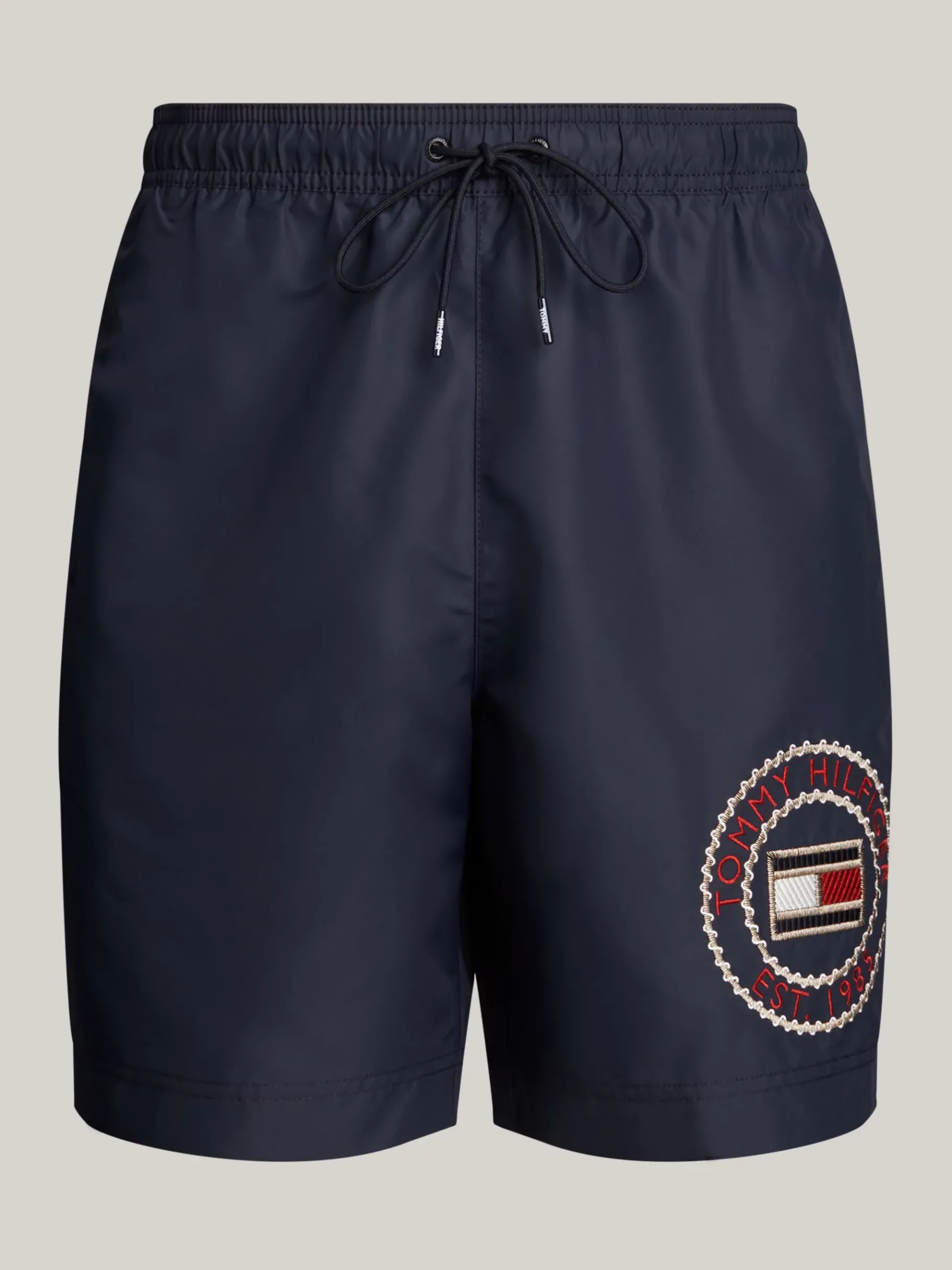 Tommy Hilfiger Hilfiger Logo lange Badeshorts mit Tunnelzug DESERT SKY Cheap