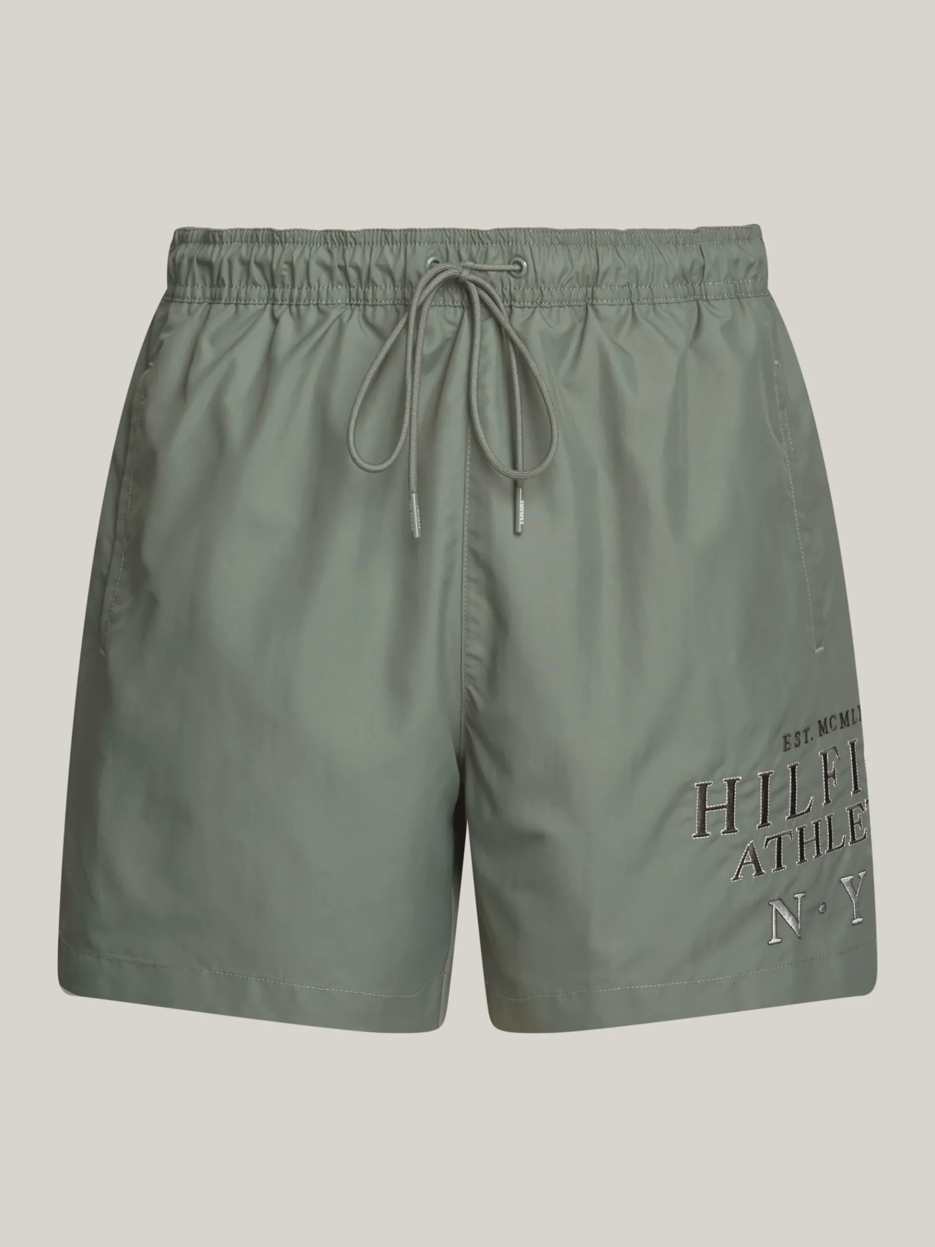 Tommy Hilfiger Hilfiger Logo mittellange Badeshorts STONEWASH GREEN Hot