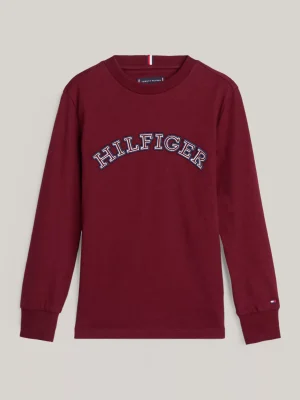 Tommy Hilfiger Hilfiger Monotype Langarmshirt DEEP ROUGE Hot