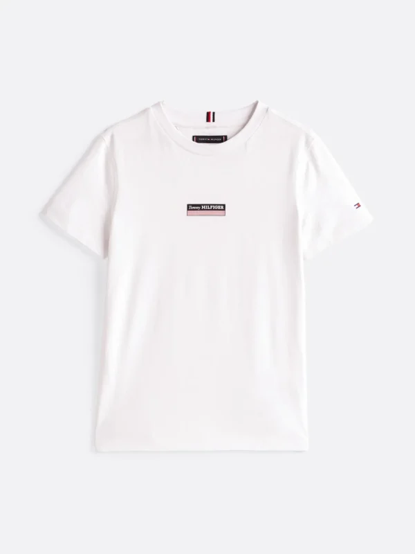 Tommy Hilfiger Hilfiger Monotype meliertes T-Shirt WHITE Sale