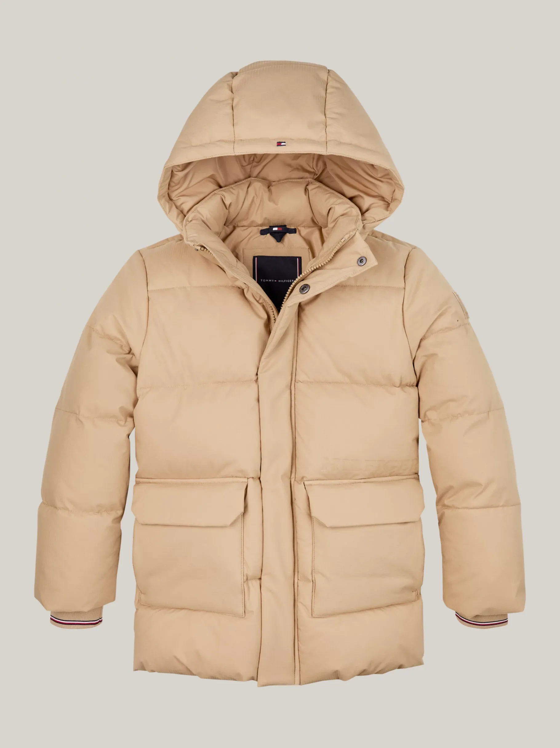 Tommy Hilfiger Hilfiger Monotype Relaxed Fit Pufferjacke CLASSIC KHAKI New