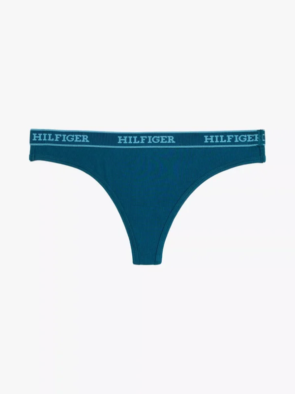 Tommy Hilfiger Hilfiger Monotype String mit Logo-Taillenbund DEEP INDIGO Outlet