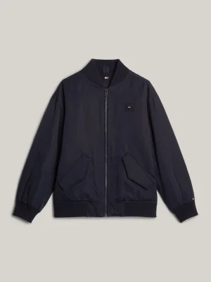 Tommy Hilfiger Hilfiger Monotype wattierte Logo-Bomberjacke DESERT SKY Sale