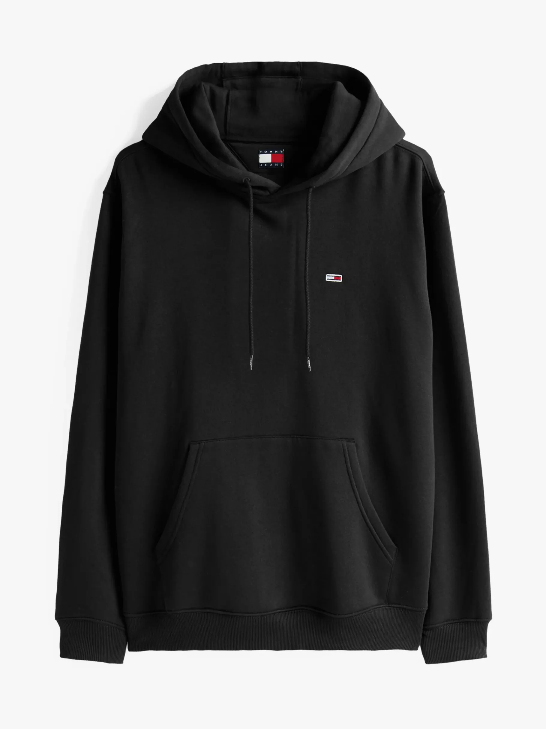 Tommy Hilfiger Hoodie aus gebürstetem Fleece BLACK Shop