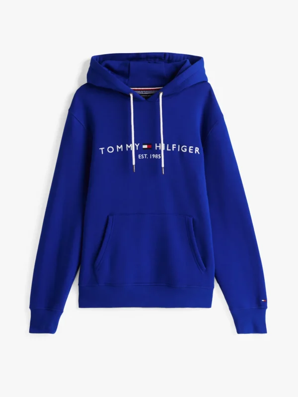 Tommy Hilfiger Hoodie mit aufgesticktem Logo WEDGE BLUE Fashion