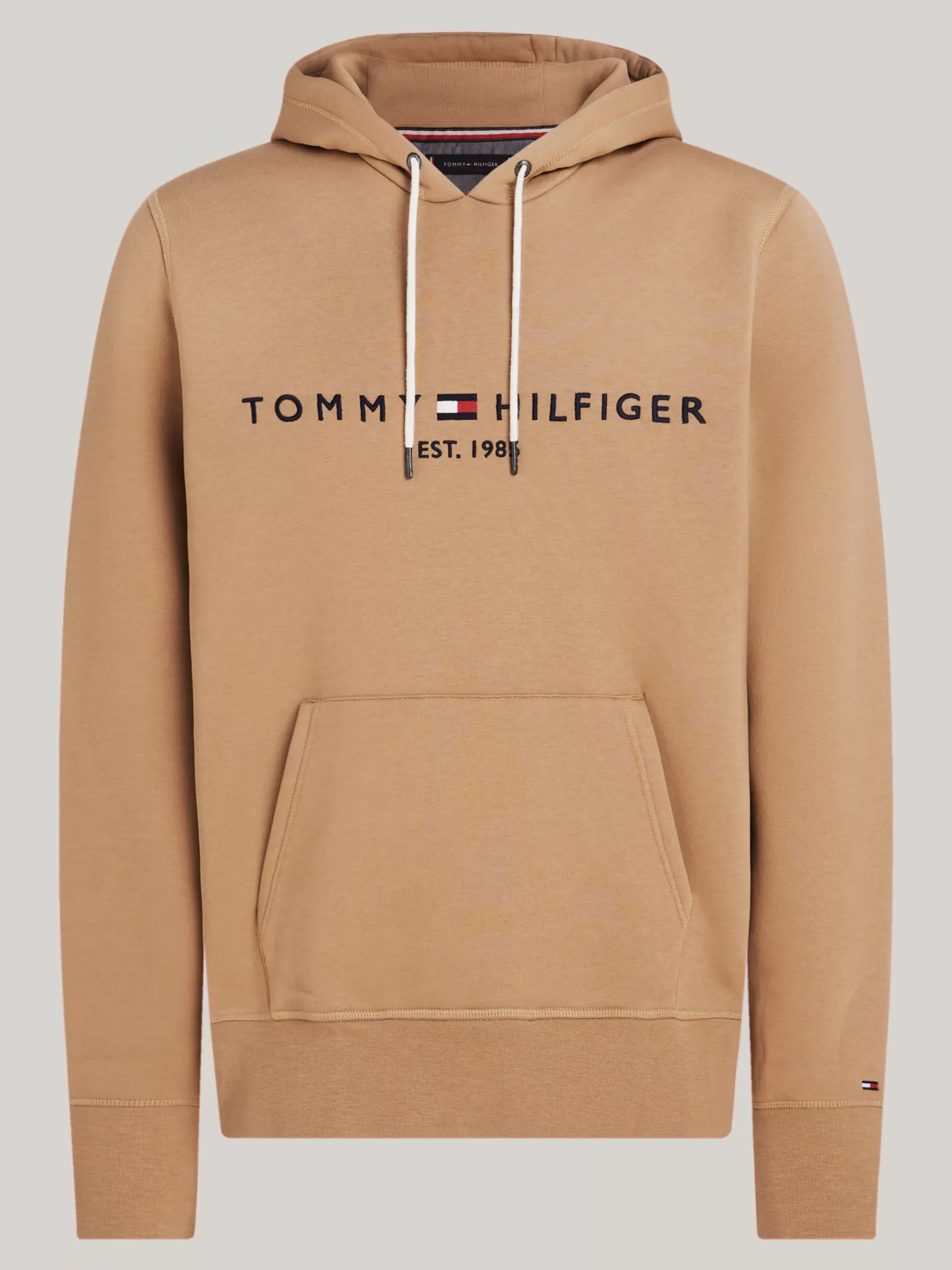 Tommy Hilfiger Hoodie mit aufgesticktem Logo SAFARI CANVAS Fashion