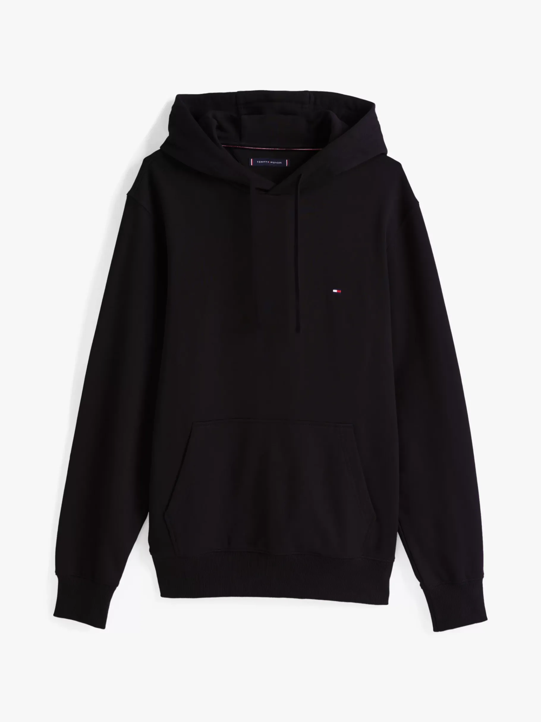 Tommy Hilfiger Hoodie mit Tunnelzug und Flag-Stickerei BLACK Online