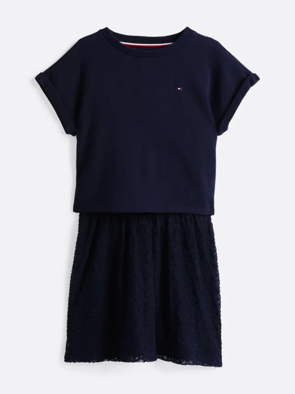Tommy Hilfiger 3-in-1-Kleid mit Fit-and-Flare-Passform DARK NIGHT NAVY Store