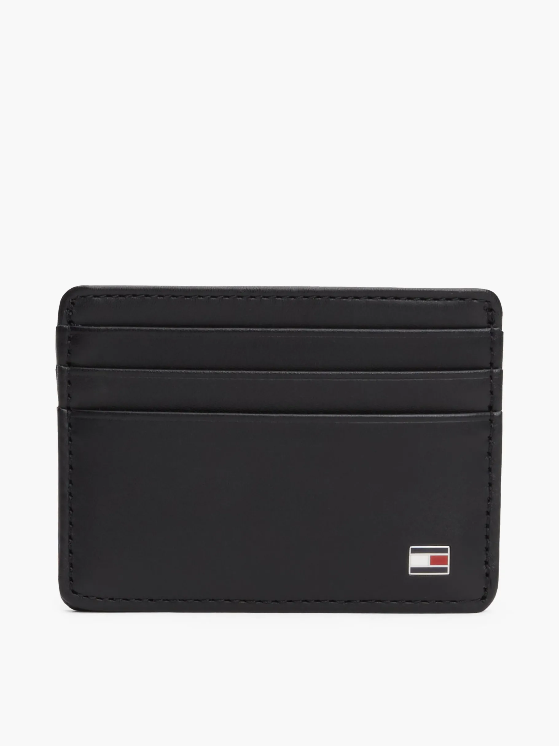 Tommy Hilfiger Kartenetui aus Leder BLACK New