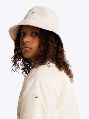 Tommy Hilfiger Kids Essential Fischerhut mit Flag-Stickerei NEWSPRINT Best