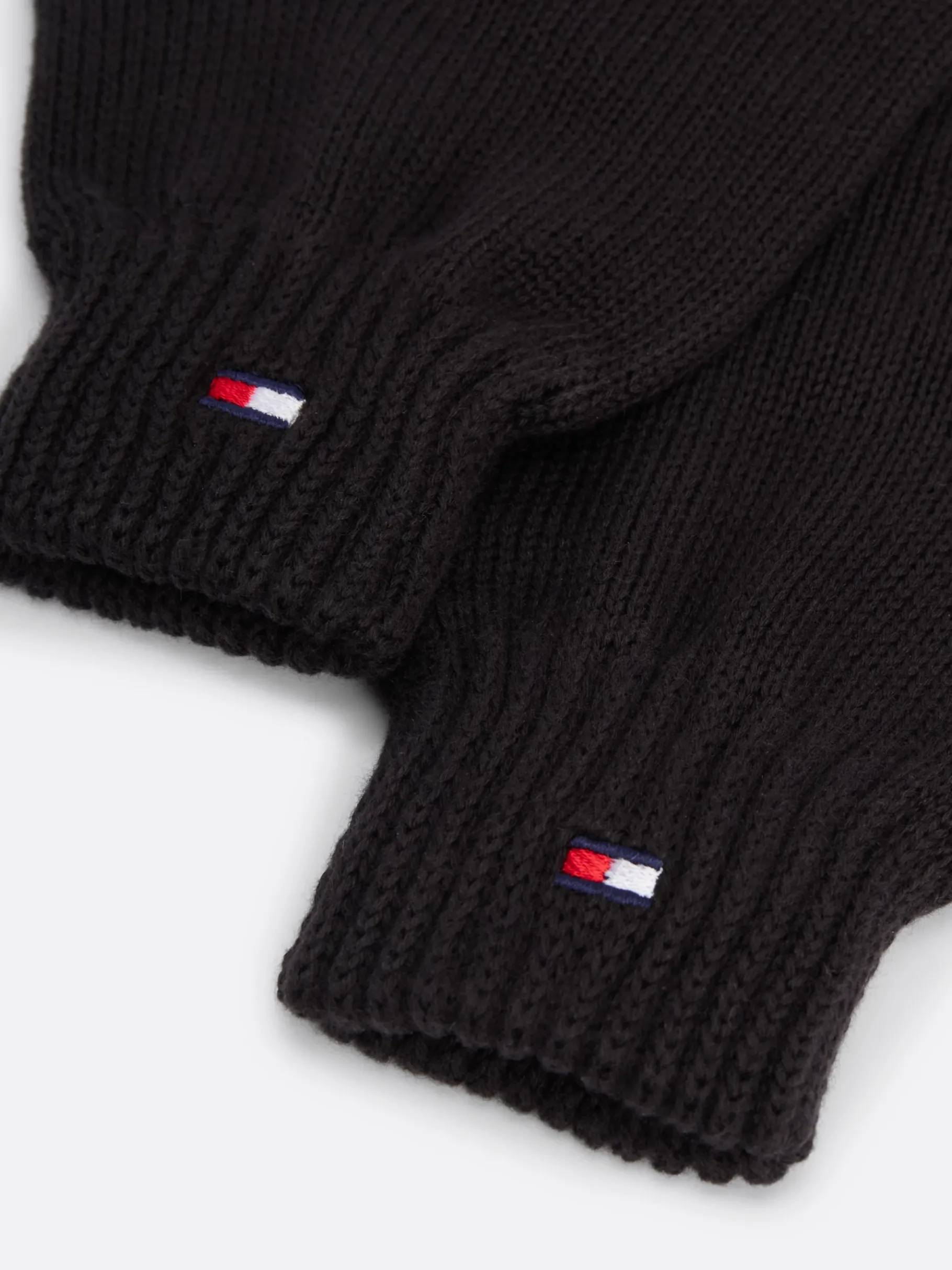 Tommy Hilfiger Kids Essential Handschuhe mit Flag-Stickerei BLACK Best Sale