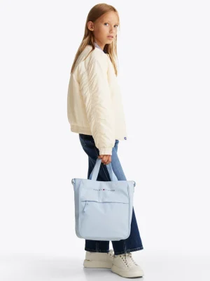 Tommy Hilfiger Kids Essential Schultertasche mit Logo BREEZY BLUE Best