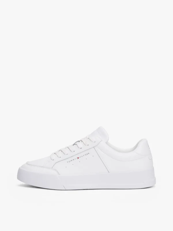 Tommy Hilfiger Kontrast-Sneaker mit Logo WHITE Best