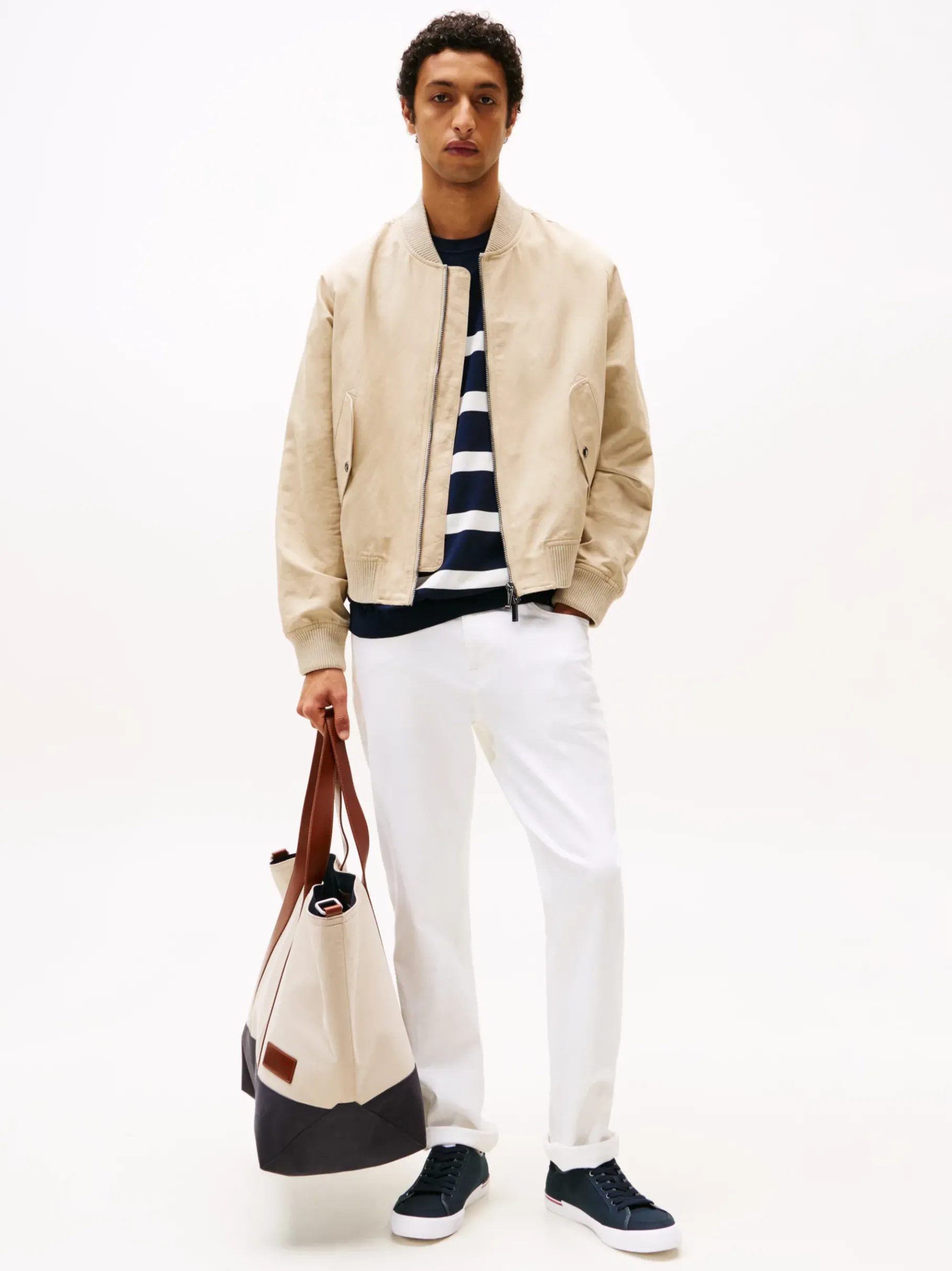 Tommy Hilfiger Kontrast-Sneaker mit Logo-Patch DESERT SKY Clearance