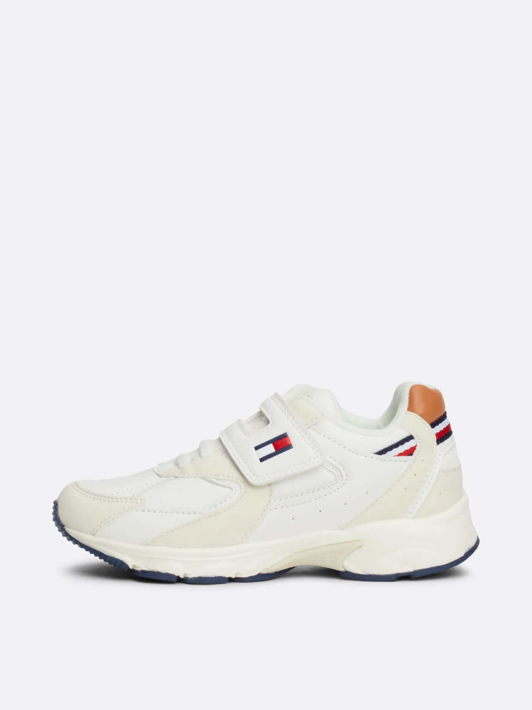 Tommy Hilfiger Lace-up Canvas-Sneaker mit Klettverschluss BEIGE/TOBACCO Shop