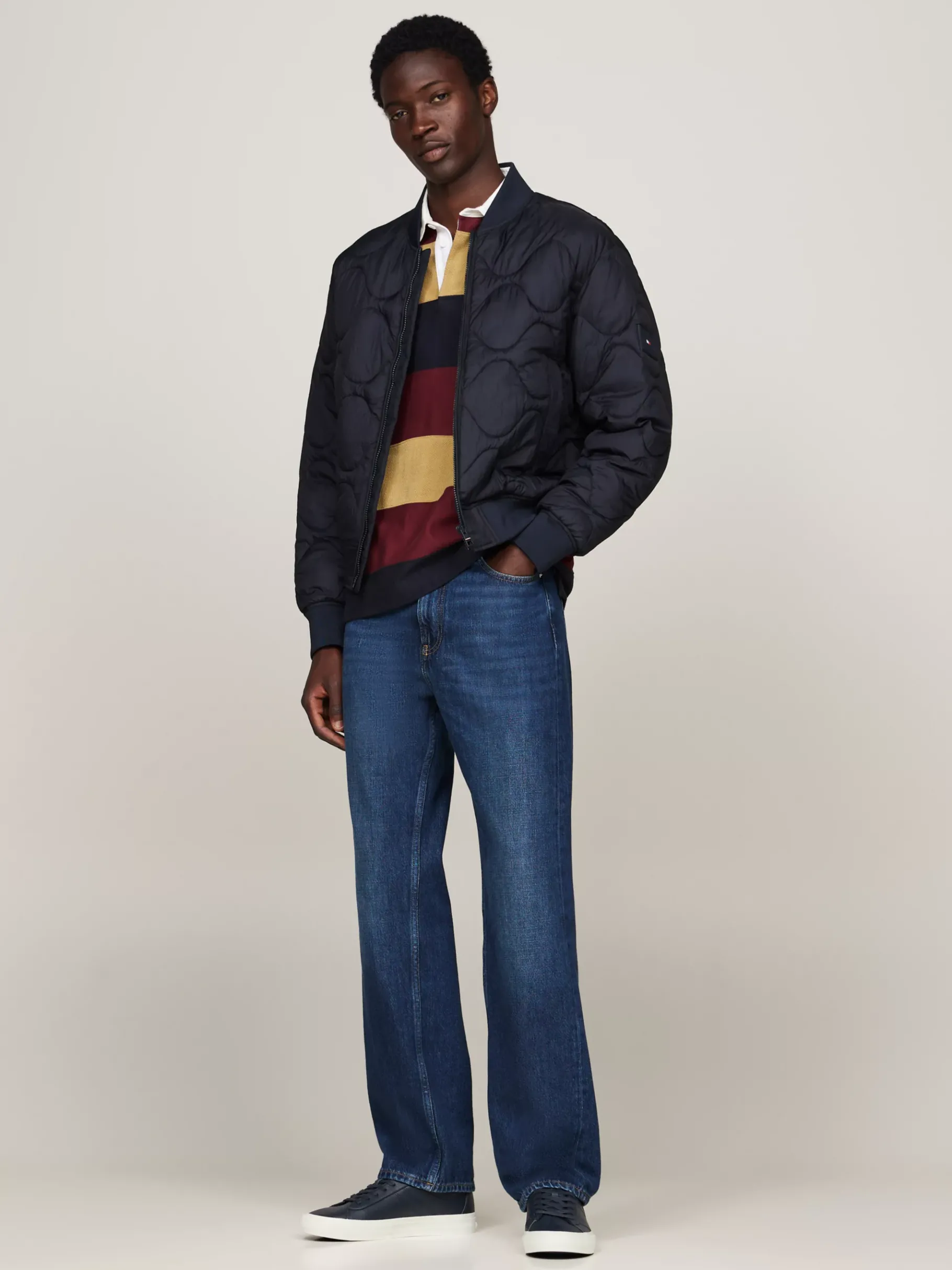 Tommy Hilfiger Lace-up Ledersneaker mit Logo DESERT SKY Best