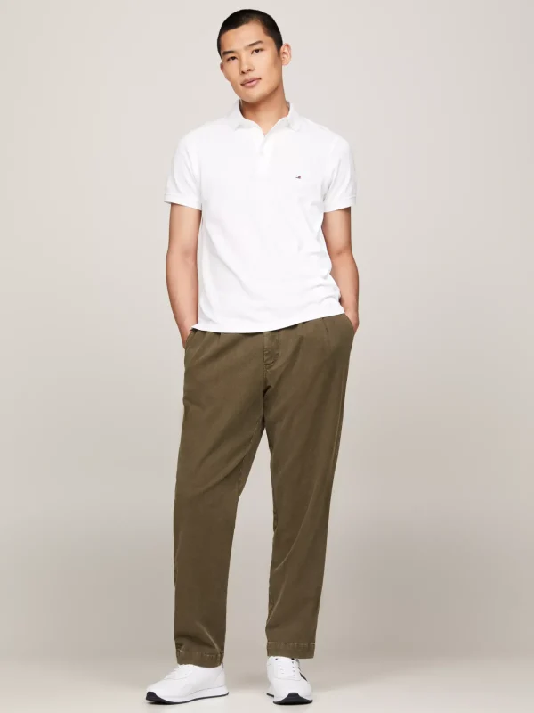 Tommy Hilfiger Lace-up Runner-Sneaker mit Tommy-Tape WHITE Sale