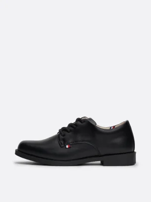 Tommy Hilfiger Lace-up Schuh mit glattem Finish BLACK Store