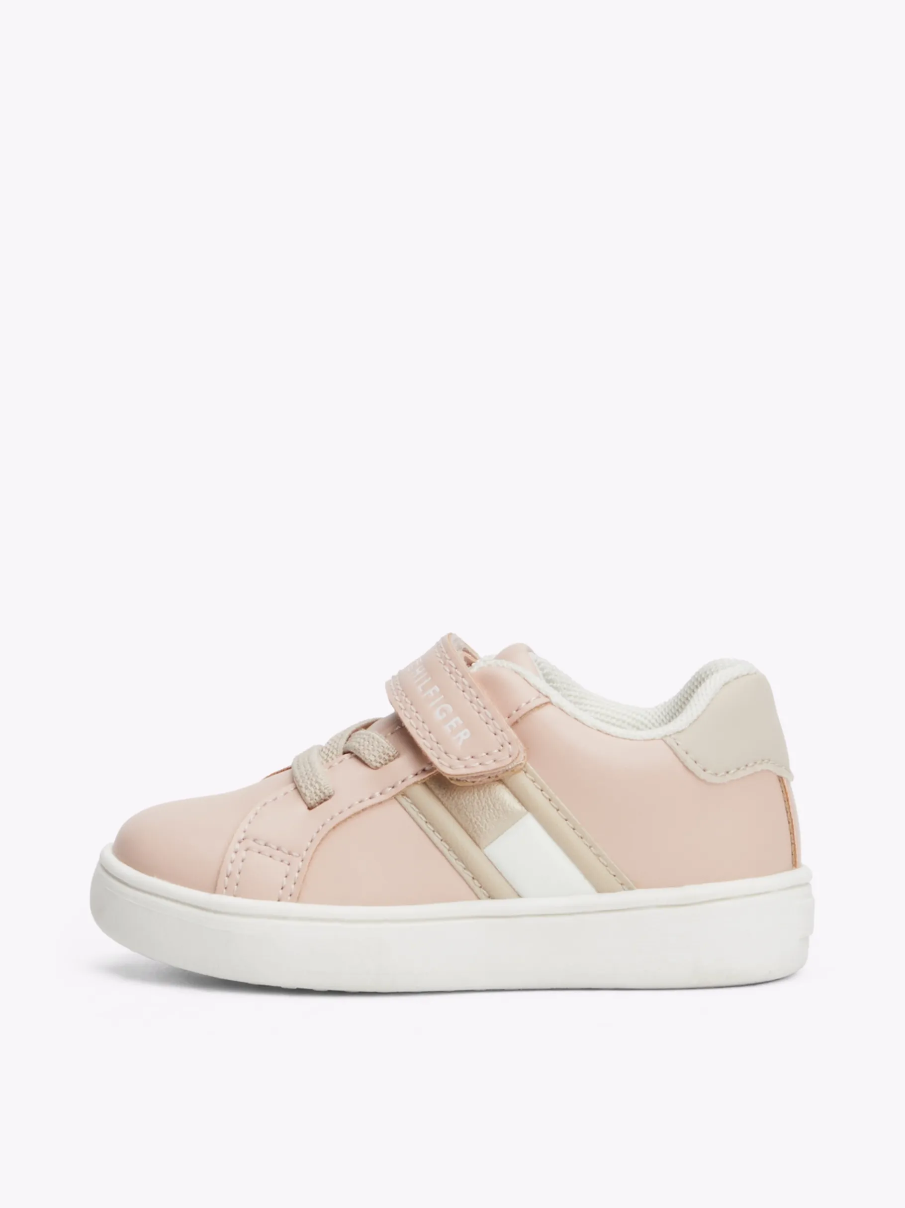 Tommy Hilfiger Lace-up Sneaker mit Klettverschluss PINK/BEIGE Shop