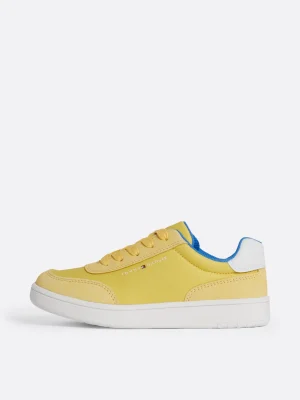 Tommy Hilfiger Lace-up Sneaker mit Struktur-Details YELLOW Sale