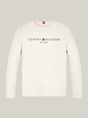 Tommy Hilfiger Langarmshirt mit Logo-Print CALICO HEATHER Flash Sale
