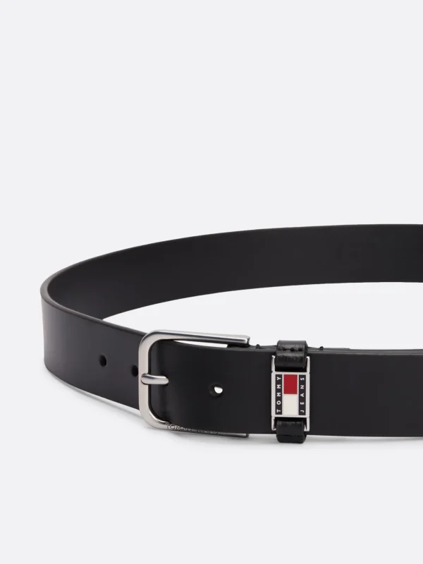 Tommy Hilfiger Leder-Gürtel mit ovaler Schnalle YALE NAVY Sale