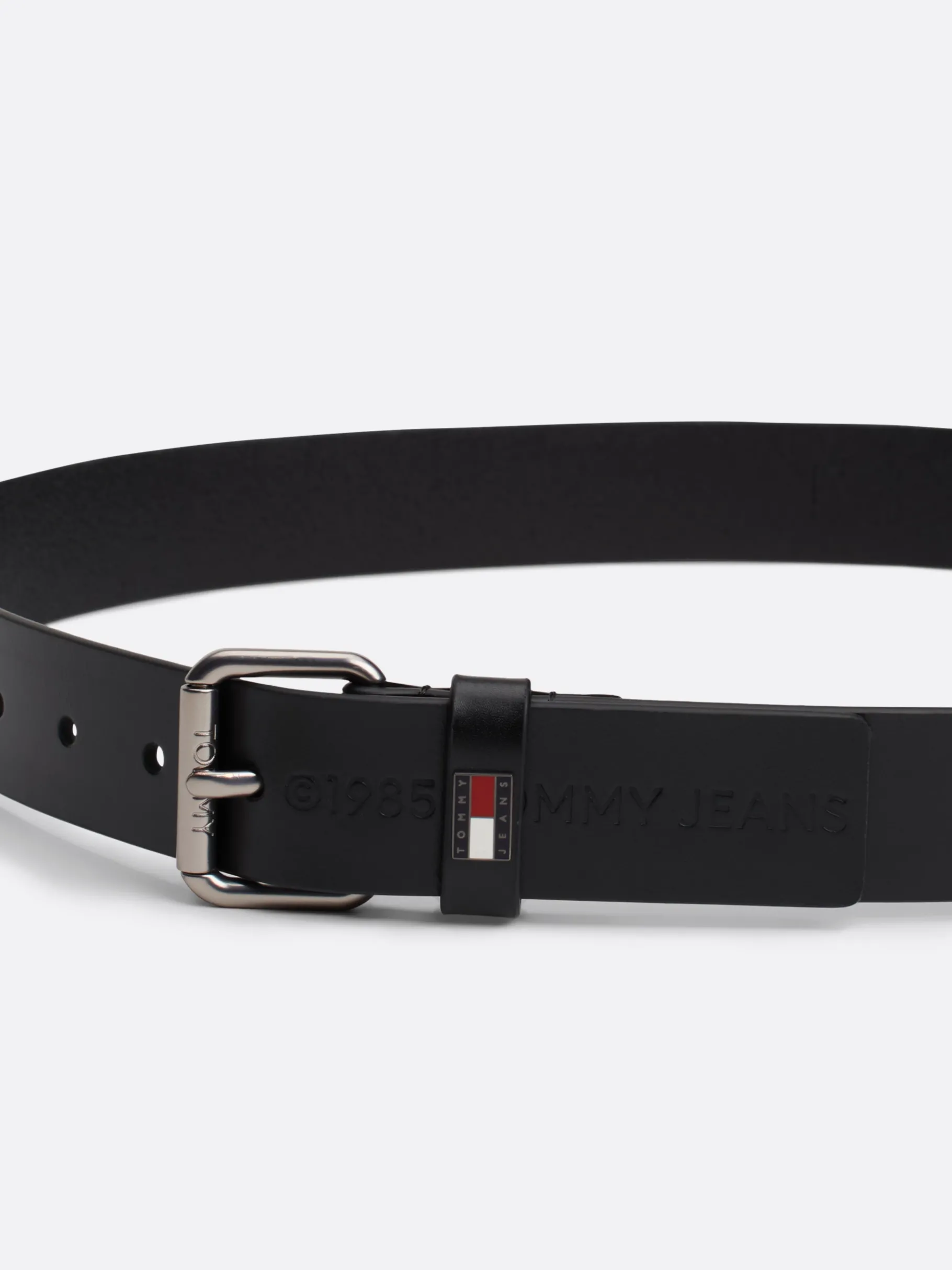 Tommy Hilfiger Ledergürtel mit Rollschnalle BLACK Hot