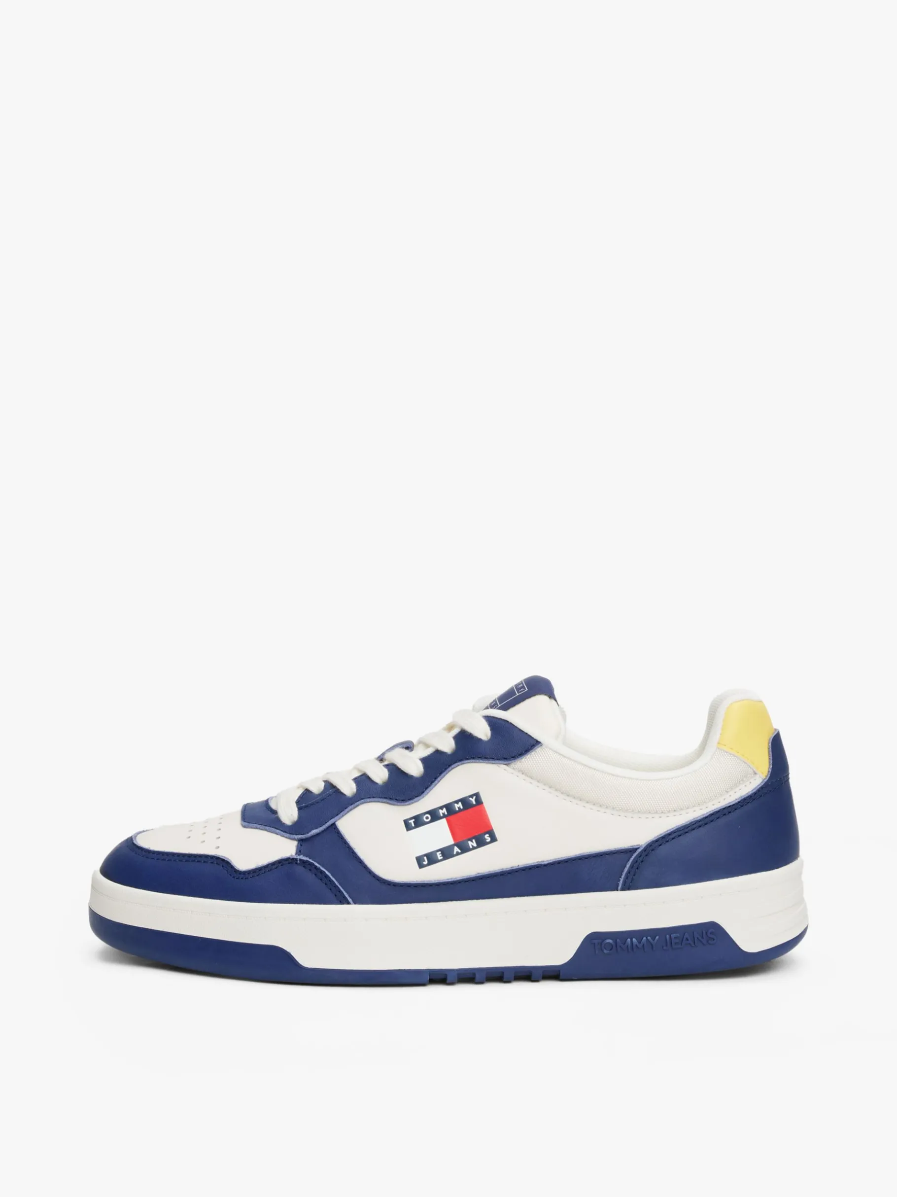 Tommy Hilfiger Leicht rutschhemmender Cupsole-Ledersneaker VELVET BLUE Shop