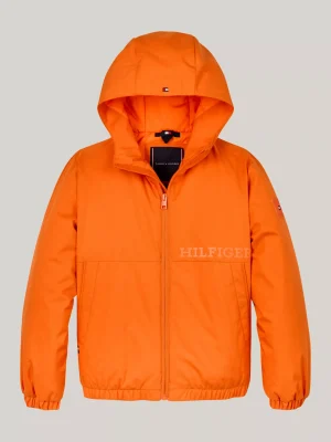 Tommy Hilfiger Leichtgewichtige Relaxed Fit Ripstop-Jacke ORANGE THUNDER Discount