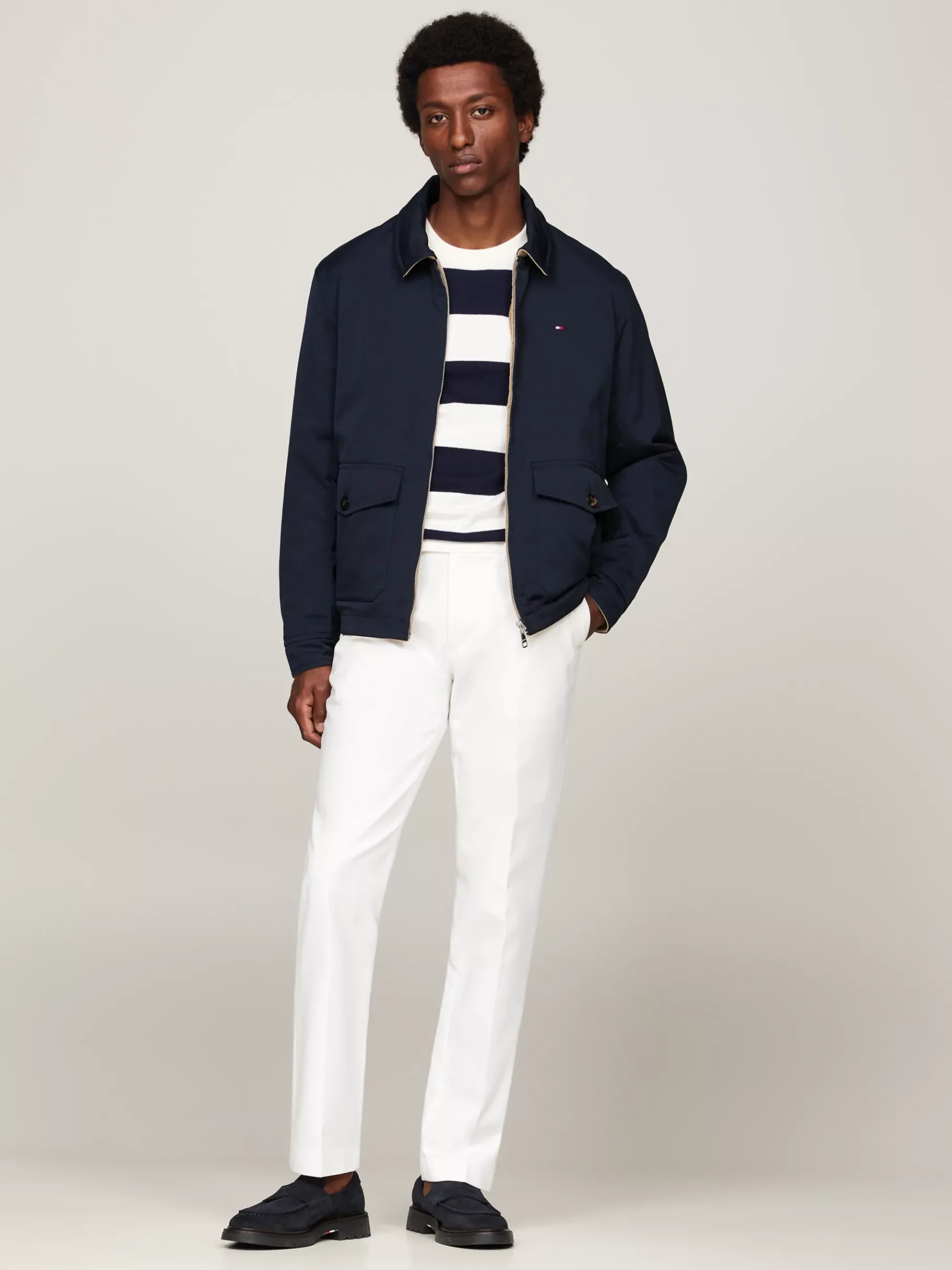 Tommy Hilfiger Leichtgewichtiger Wildleder-Loafer DESERT SKY New