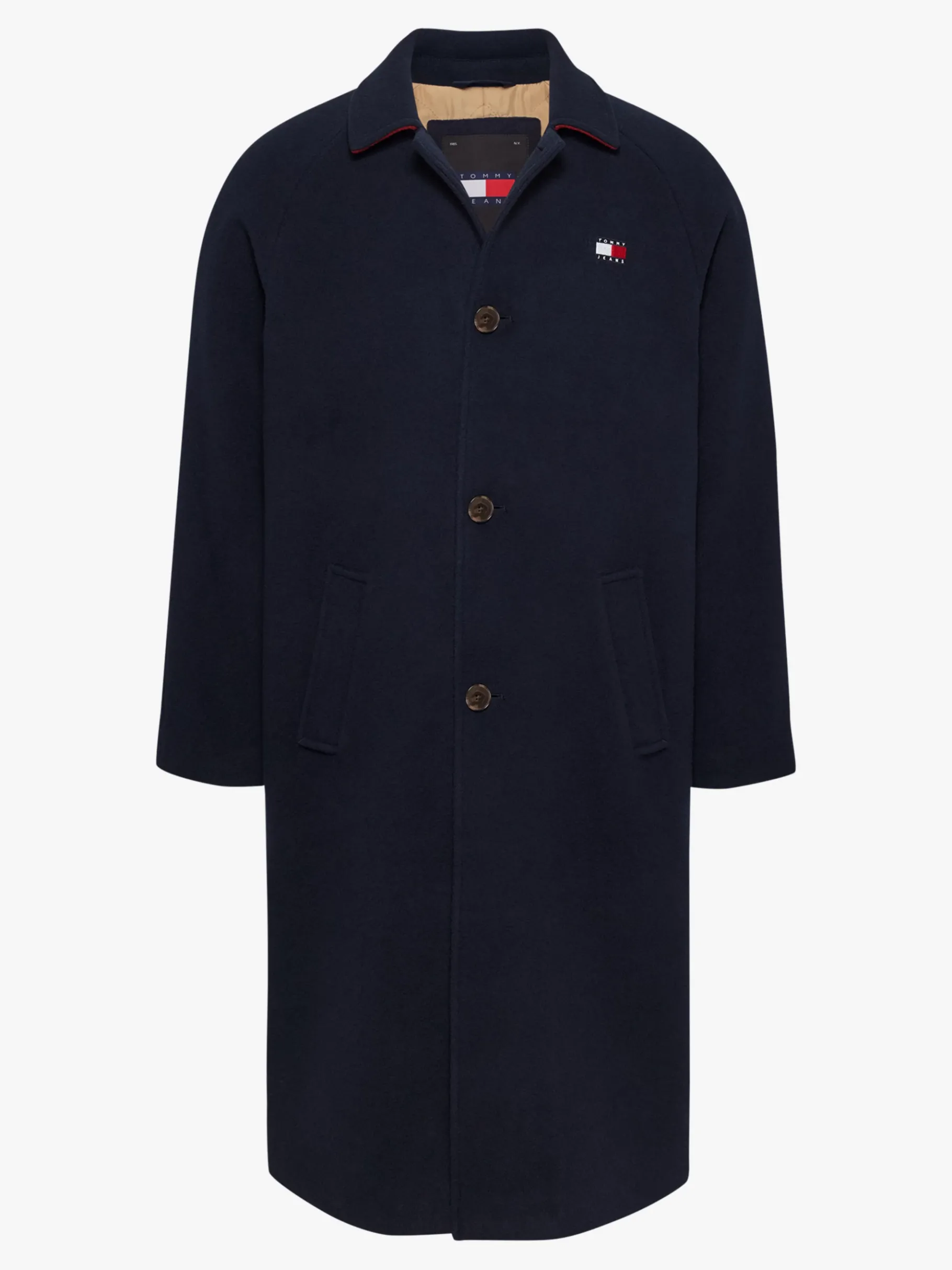 Tommy Hilfiger Longline-Mantel mit Wolle DARK NIGHT NAVY Best