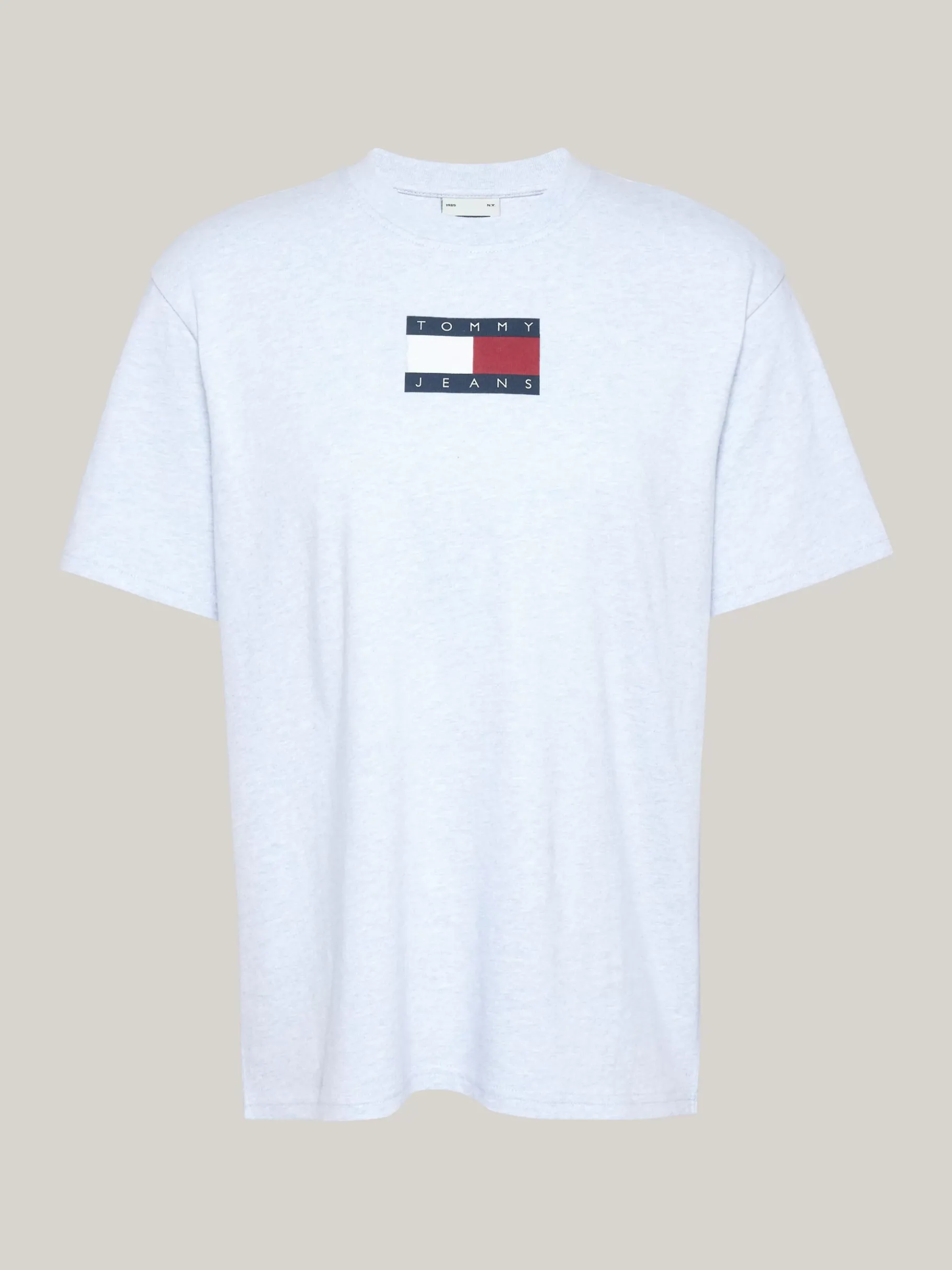 Tommy Hilfiger Meliertes Relaxed Fit Rundhals-T-Shirt VESSEL BLUE MELANGE Best Sale