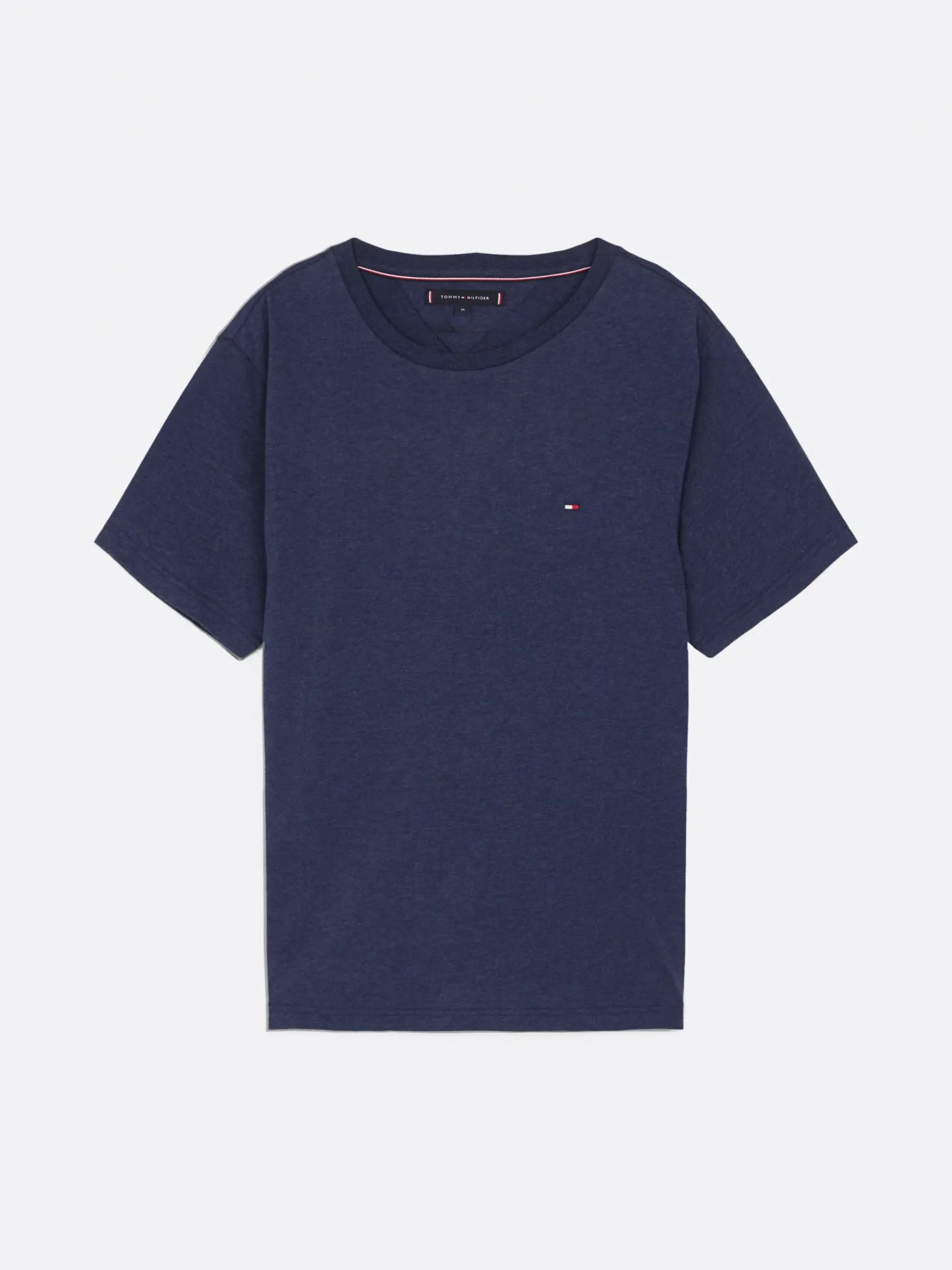 Tommy Hilfiger Meliertes T-Shirt mit Rundhalsausschnitt DESERT SKY HEATHER Shop