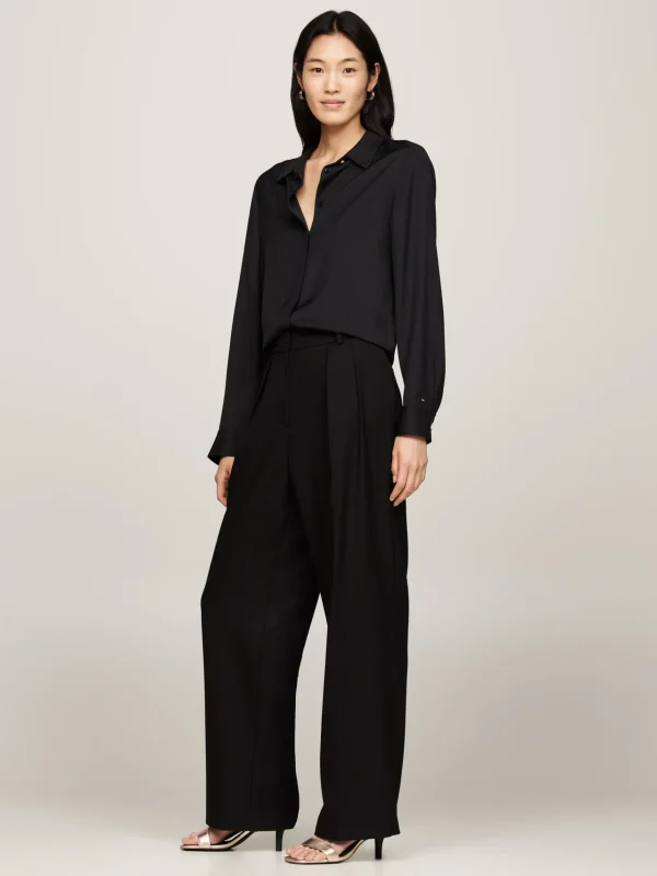 Tommy Hilfiger Metallic-Ledersandale mit Stiletto-Absatz GOLD Store