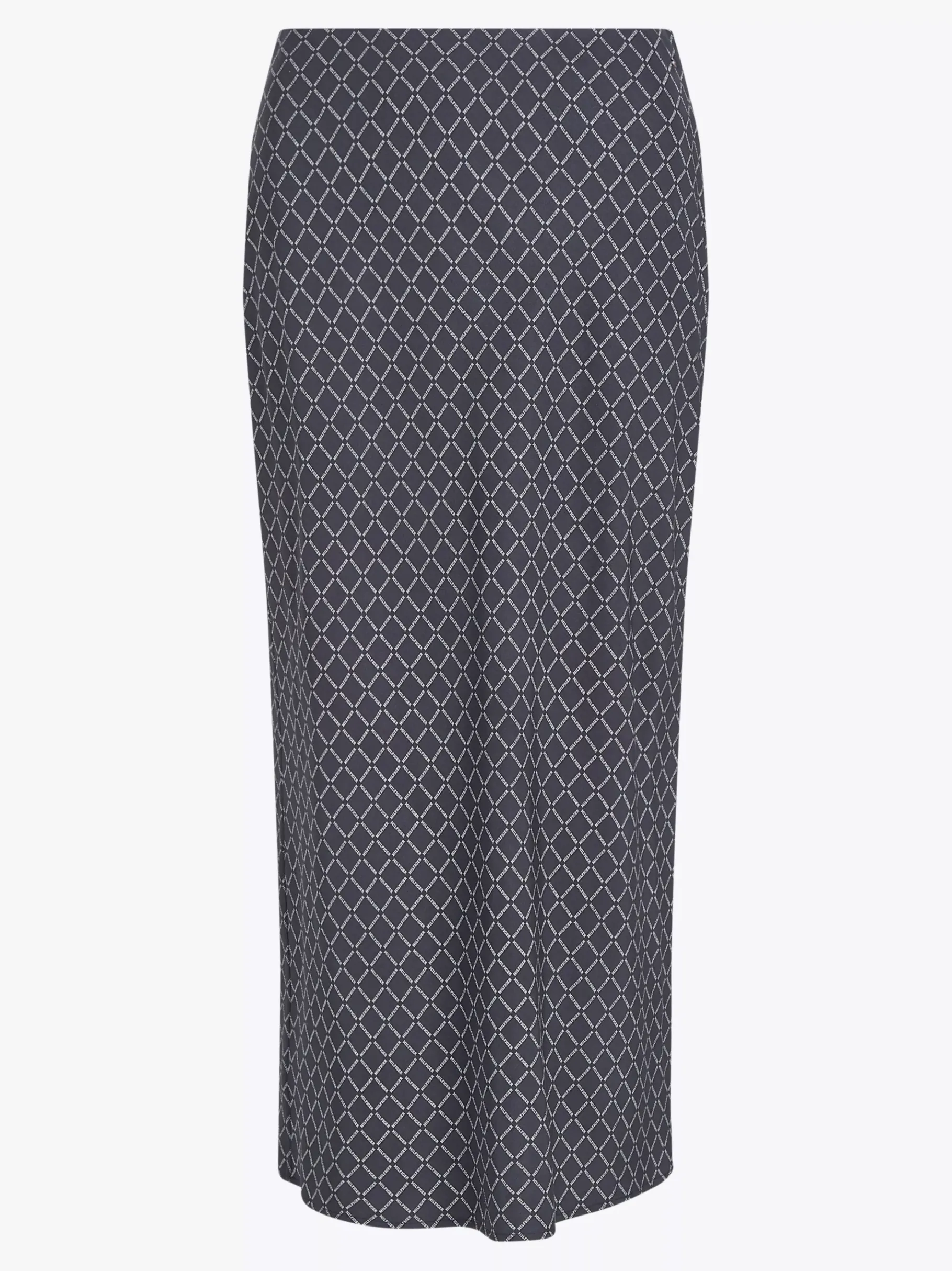 Tommy Hilfiger Midi-Rock mit Logoprint DIAMOND MONOTYPE/ MILITARY DENIM New