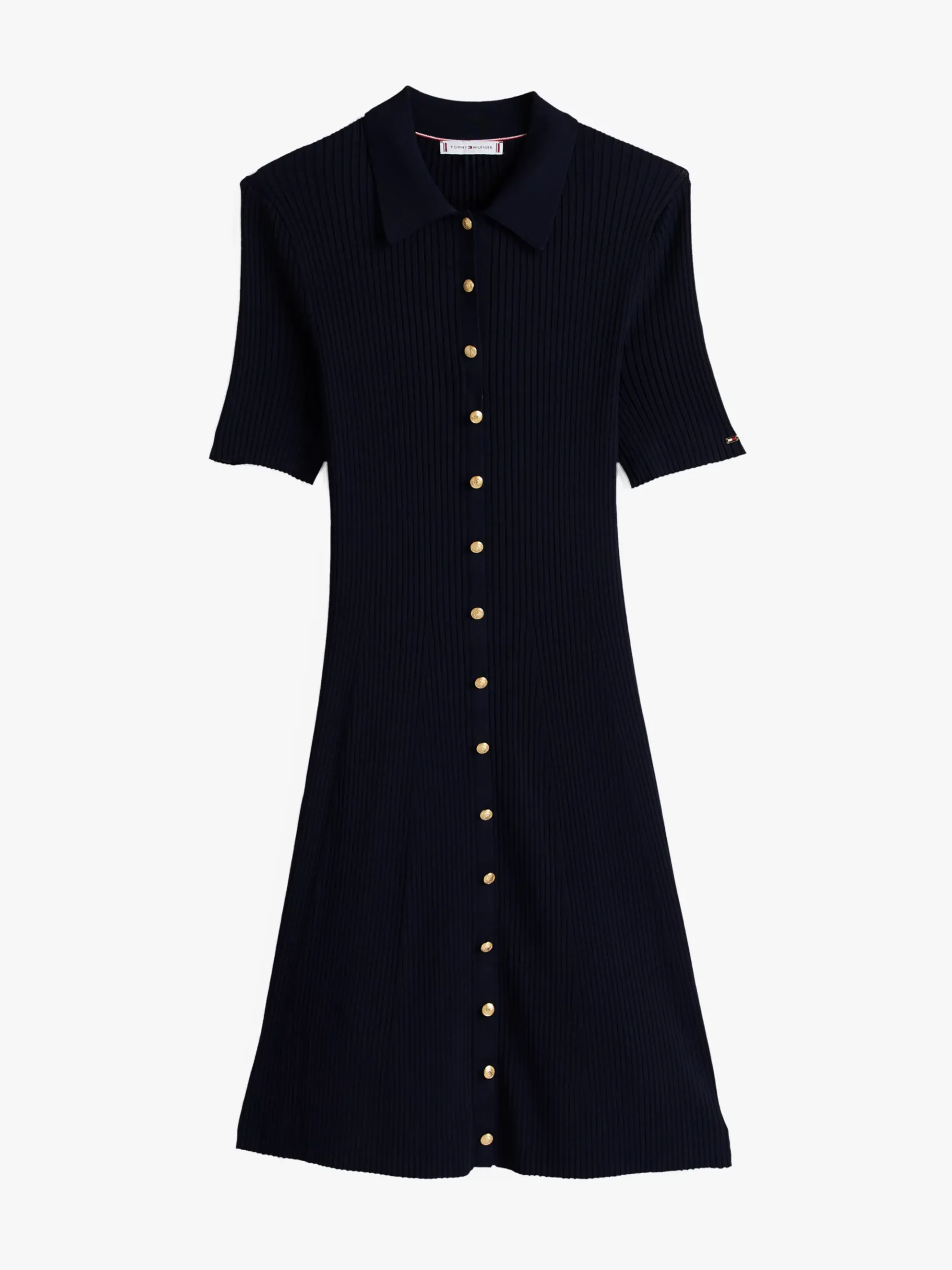 Tommy Hilfiger Mini-Polokleid mit Knopfleiste DESERT SKY Fashion