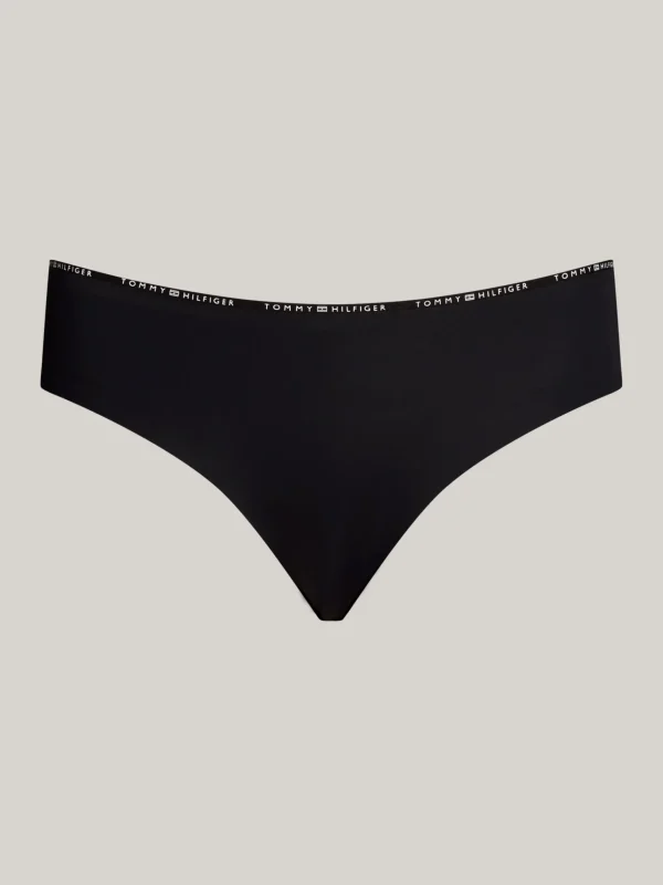Tommy Hilfiger Nahtloser Slip mit Logomuster BLACK Clearance