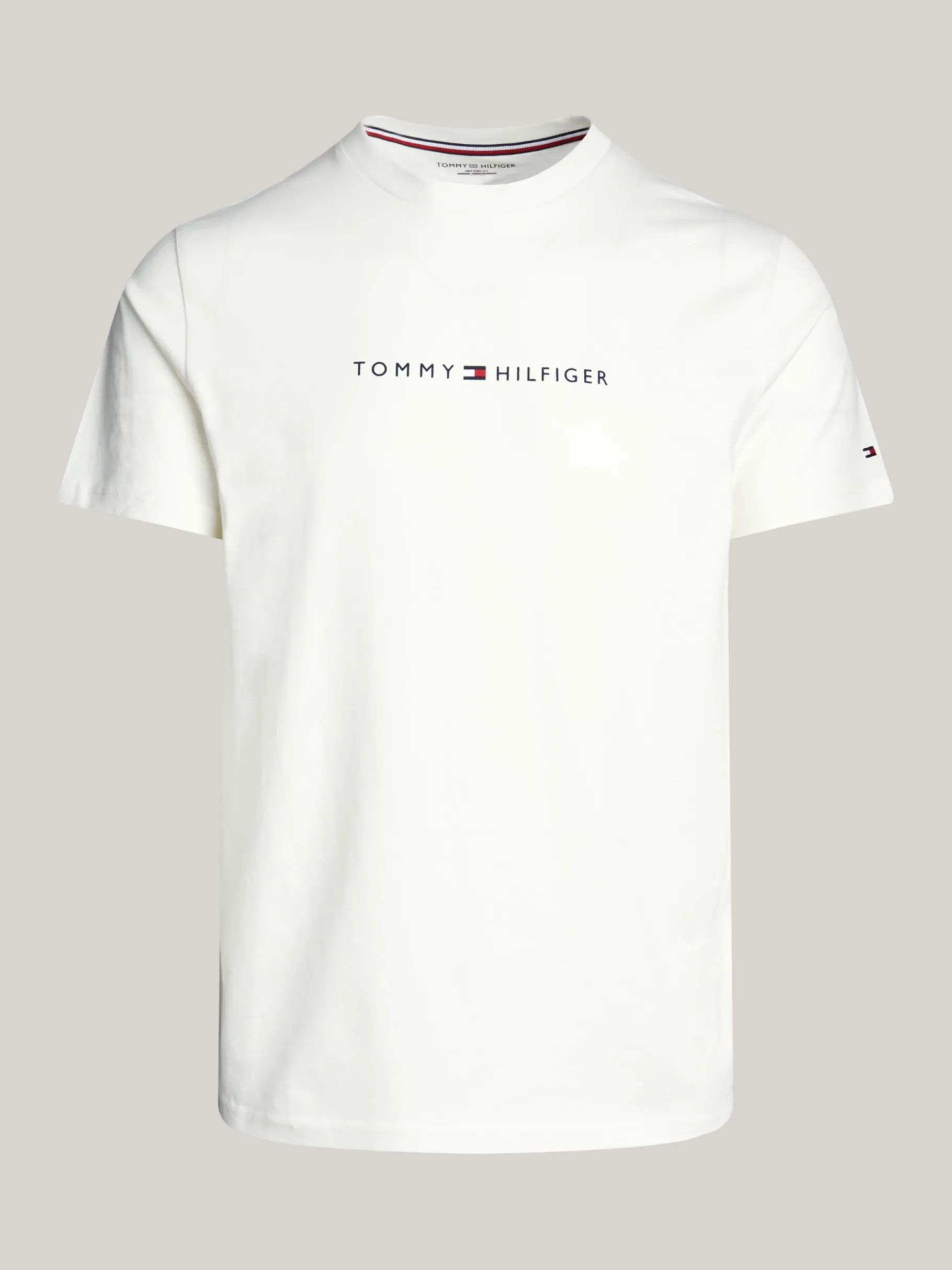 Tommy Hilfiger Original Lounge-T-Shirt mit Logo IVORY Cheap