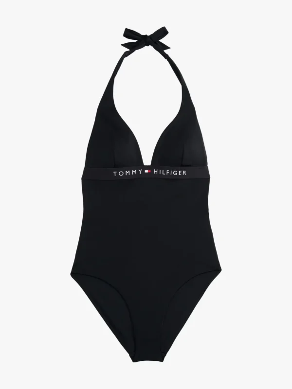 Tommy Hilfiger Original Neckholder-Badeanzug BLACK Best