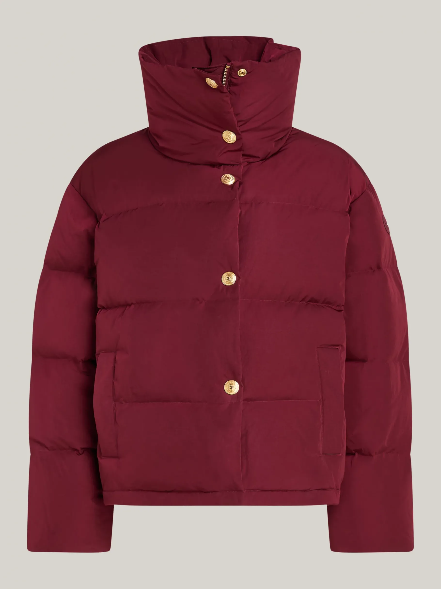 Tommy Hilfiger Oversized Fit Daunenjacke DEEP ROUGE Store