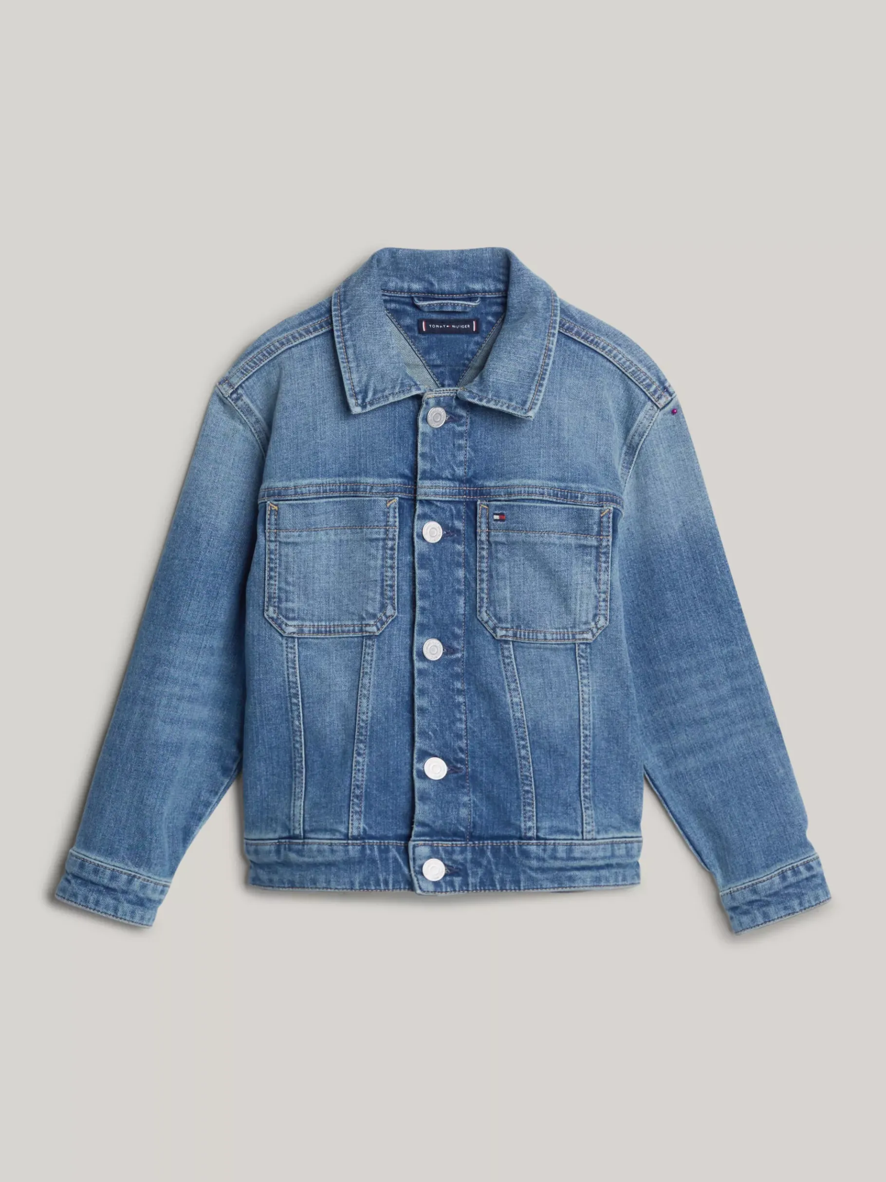 Tommy Hilfiger Oversized Fit Jeans-Truckerjacke VINTAGE Best