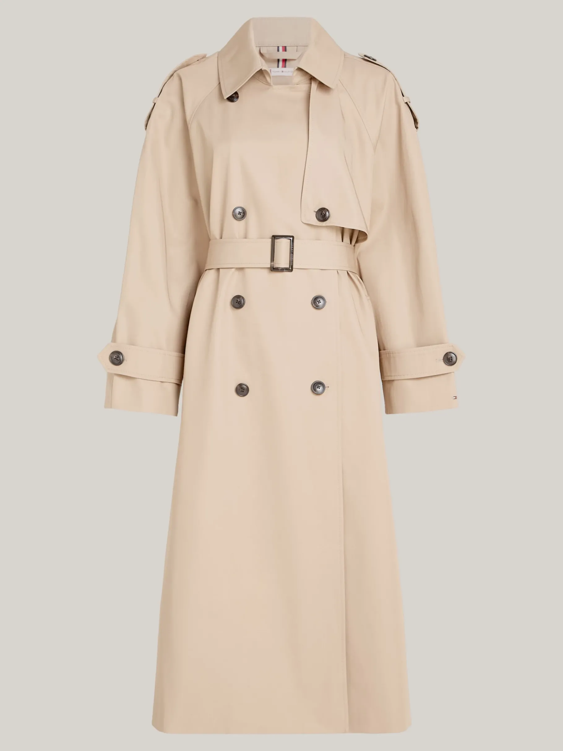 Tommy Hilfiger Oversized Fit Longline-Trenchcoat mit Gürtel BEIGE Shop