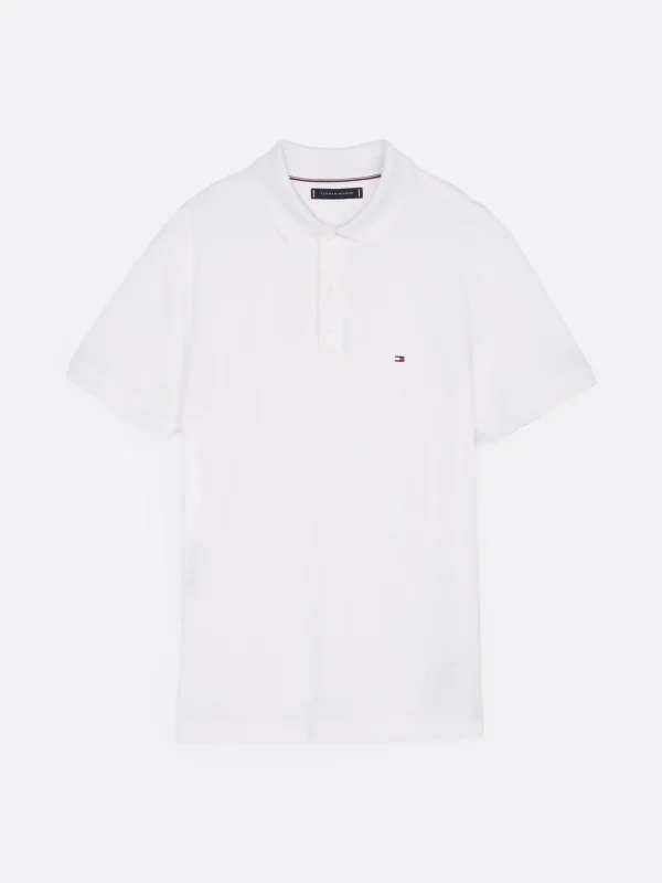 Tommy Hilfiger Performance TH Flex Regular Fit Poloshirt WHITE Flash Sale